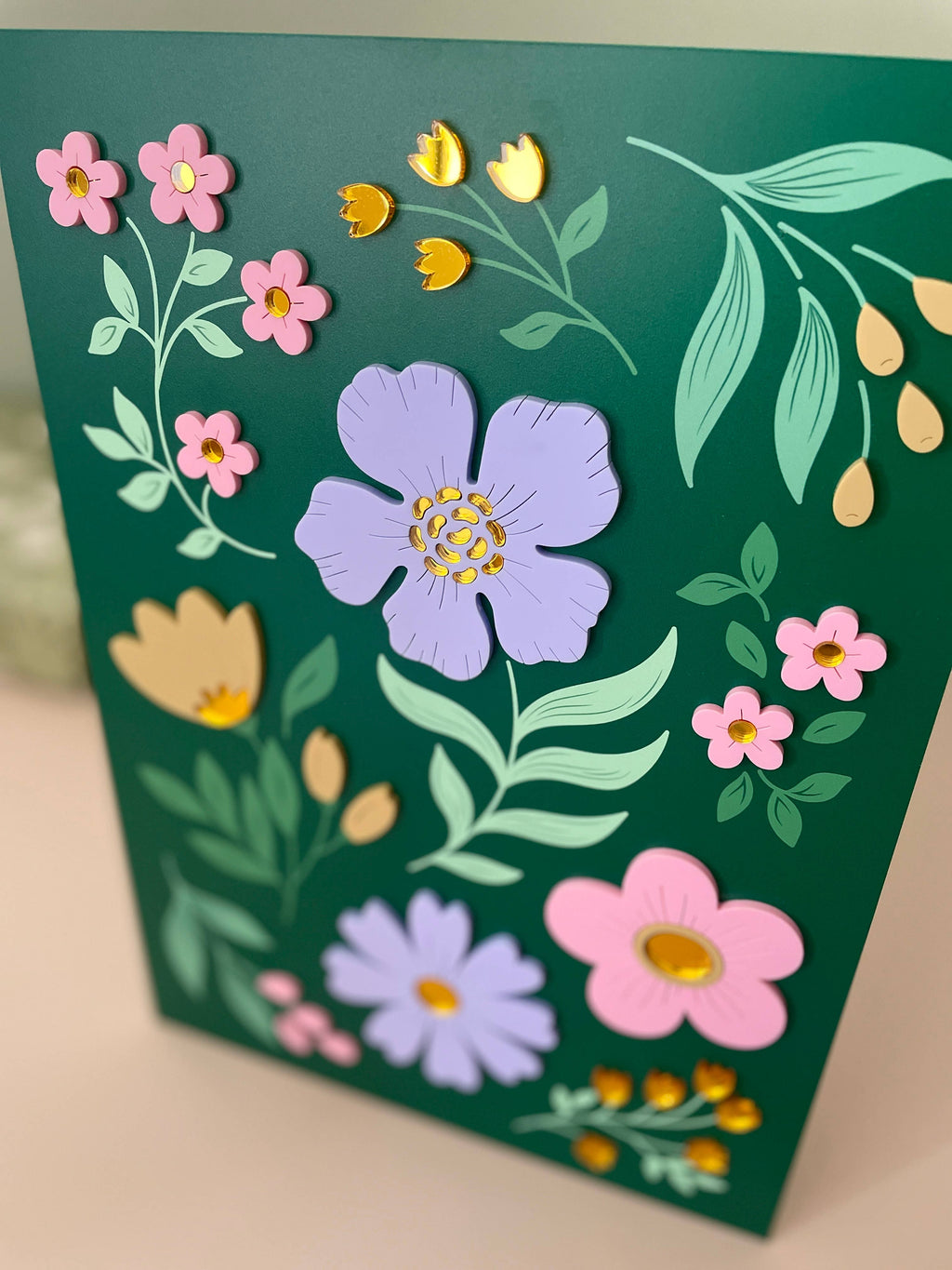 Bijou de mur - la poésie florale