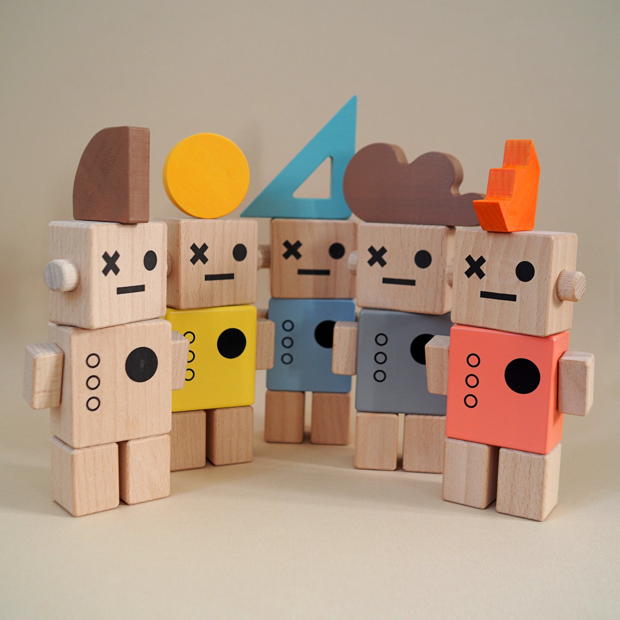 Jouet en bois - Baby robot