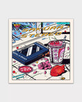 Affiche illustration japonaise - Sakura stereo