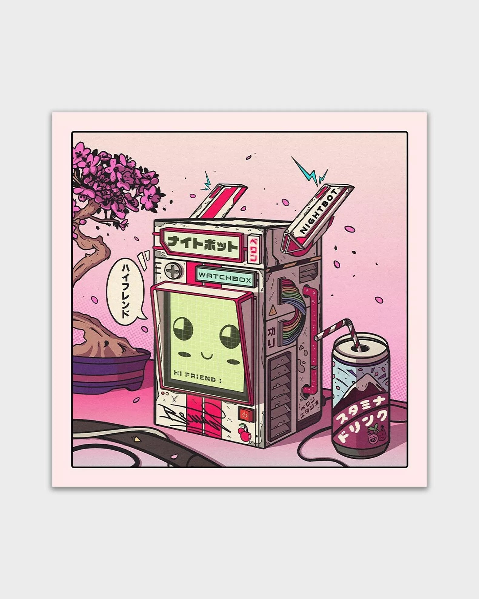 Affiche illustration japonaise - Watchbox
