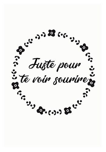 Carte à planter - Juste pour te voir sourire