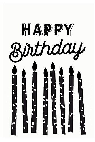 Carte à planter - Happy birthday