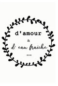 Carte à planter - D'amour et d'eau fraiche"