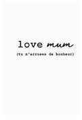 Carte à planter - Love mum