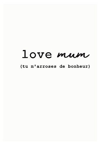 Carte à planter - Love mum