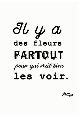 Carte à planter - Il y a des fleurs partout ...