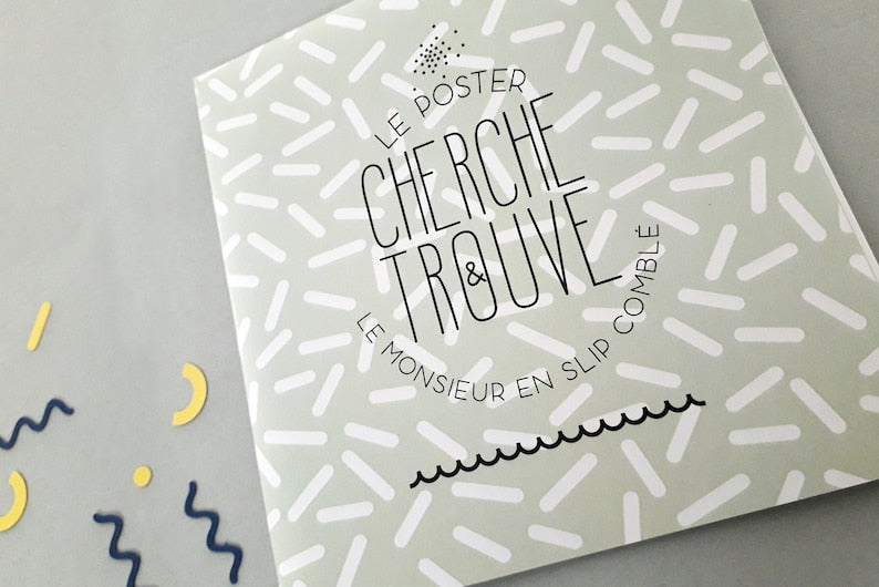 Poster cherche & trouve - Bientôt tonton