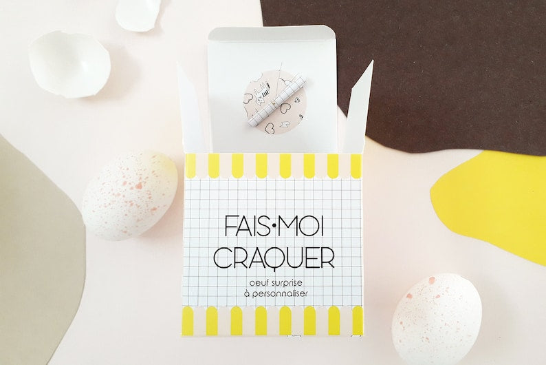 Boîte à message oeuf - Annonce de grossesse originale