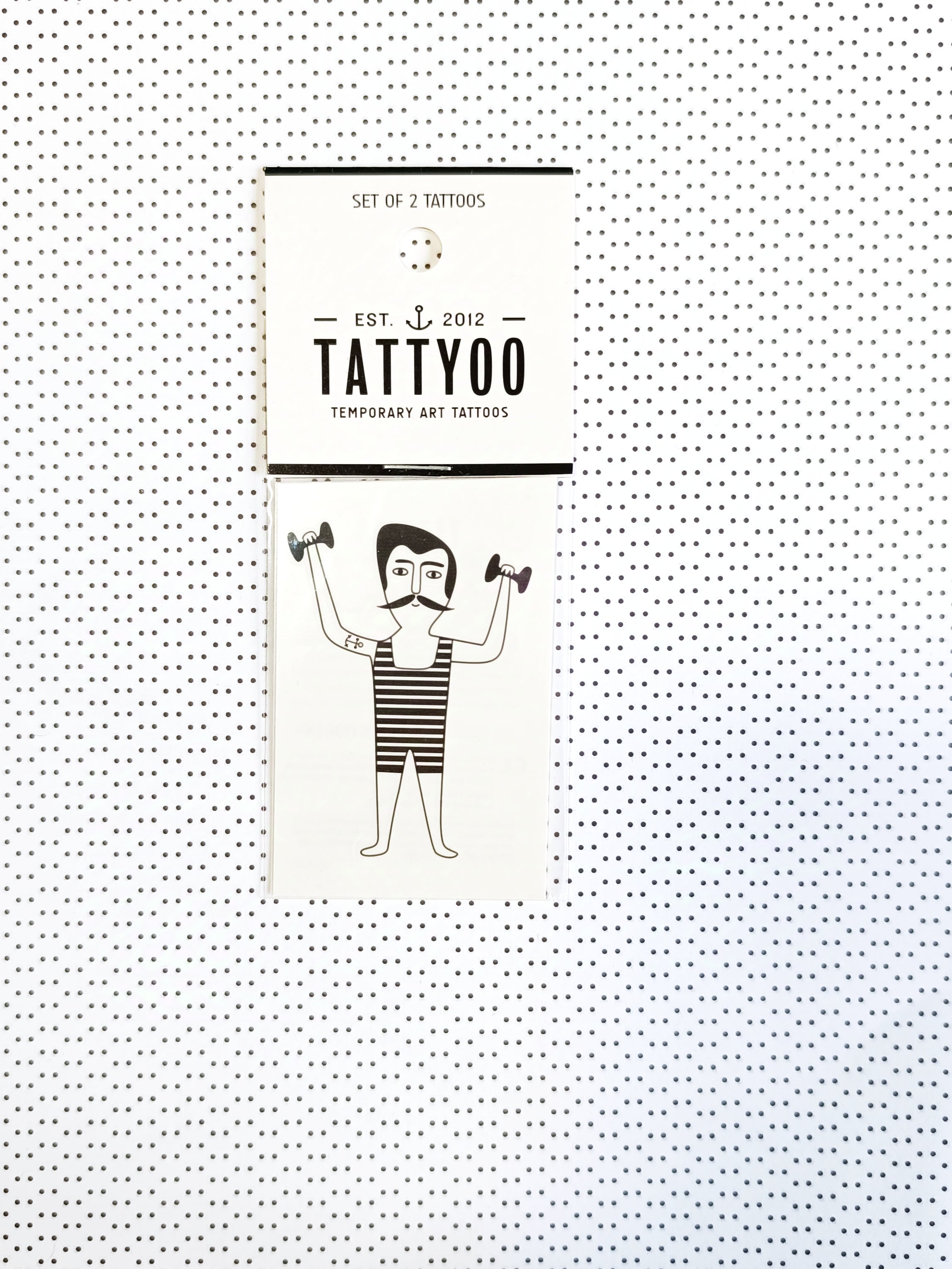 Tatouages éphémères - Strong man