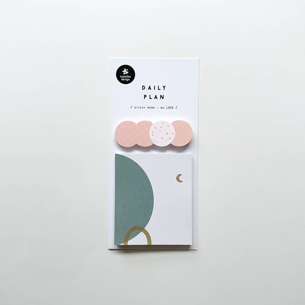 Sticky memo #1920 - daily plan. 15