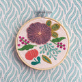 Kit à broder motif Bouquet - Mini labo