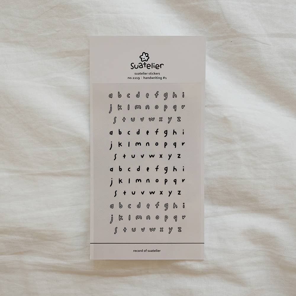 Stickers #1119 - Daily deco - Handwriting #1