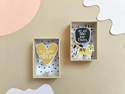 Boîte diorama chat - On est félin pour l'autre
