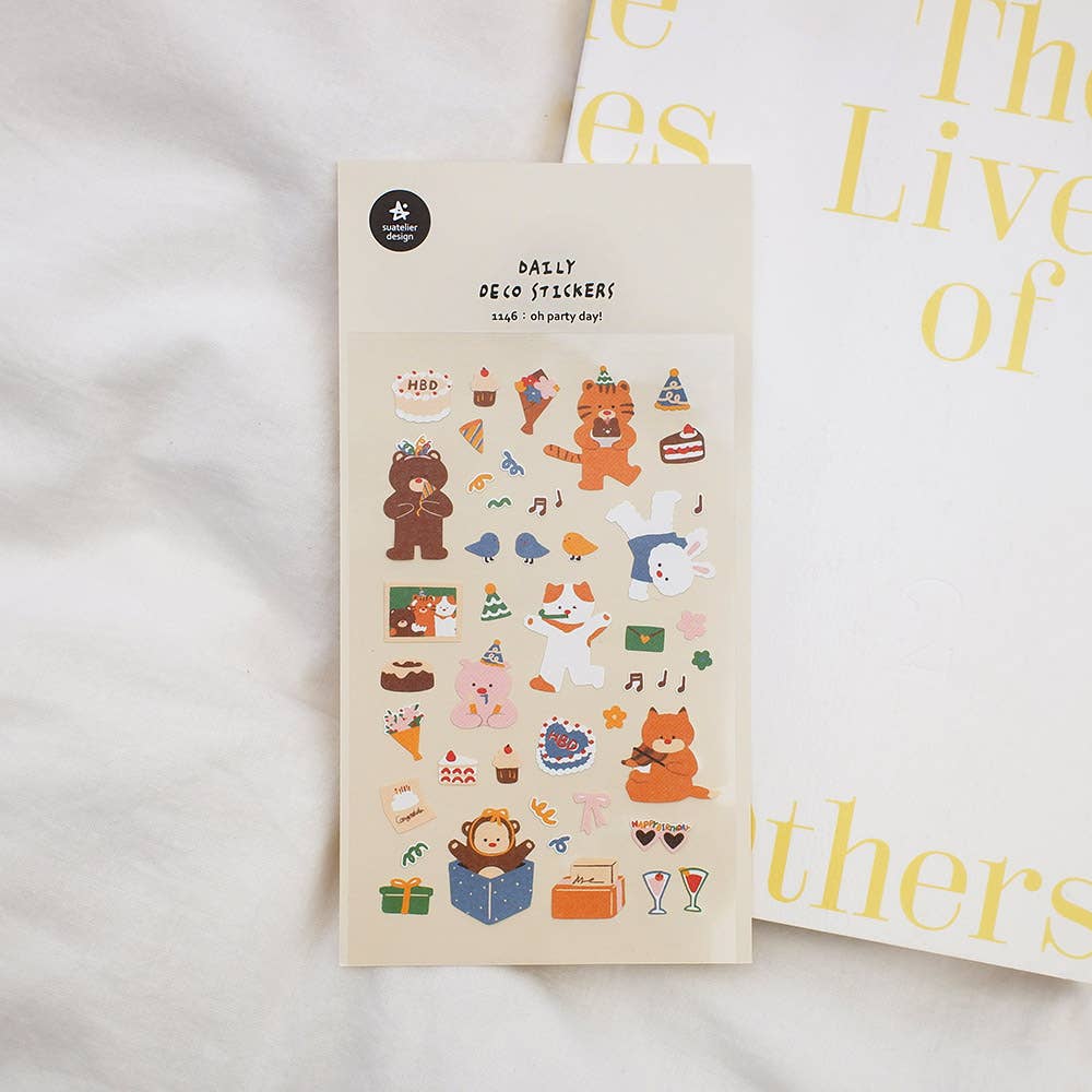 Stickers #1146 - Daily deco - Oh party day!