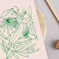 Carte double Hello avec enveloppe