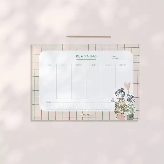 Semainier / Planning - Happy