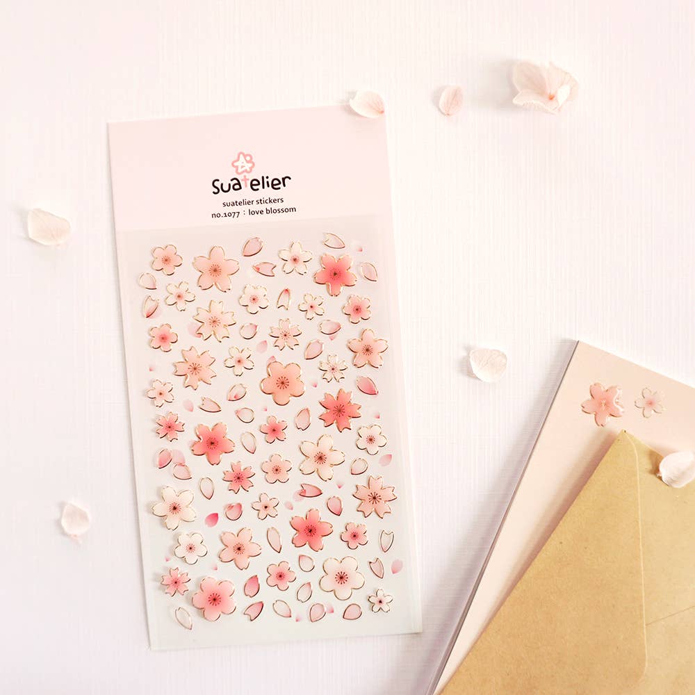 Stickers #1077 - love blossom