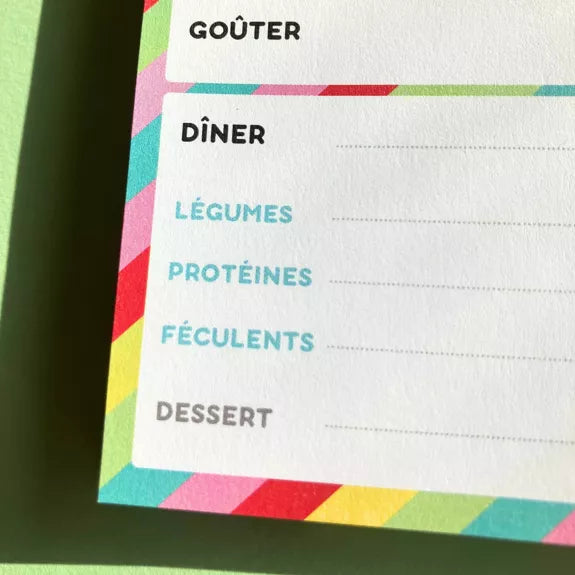 Planificateur Quotidien – Organise Tes Repas Facilement