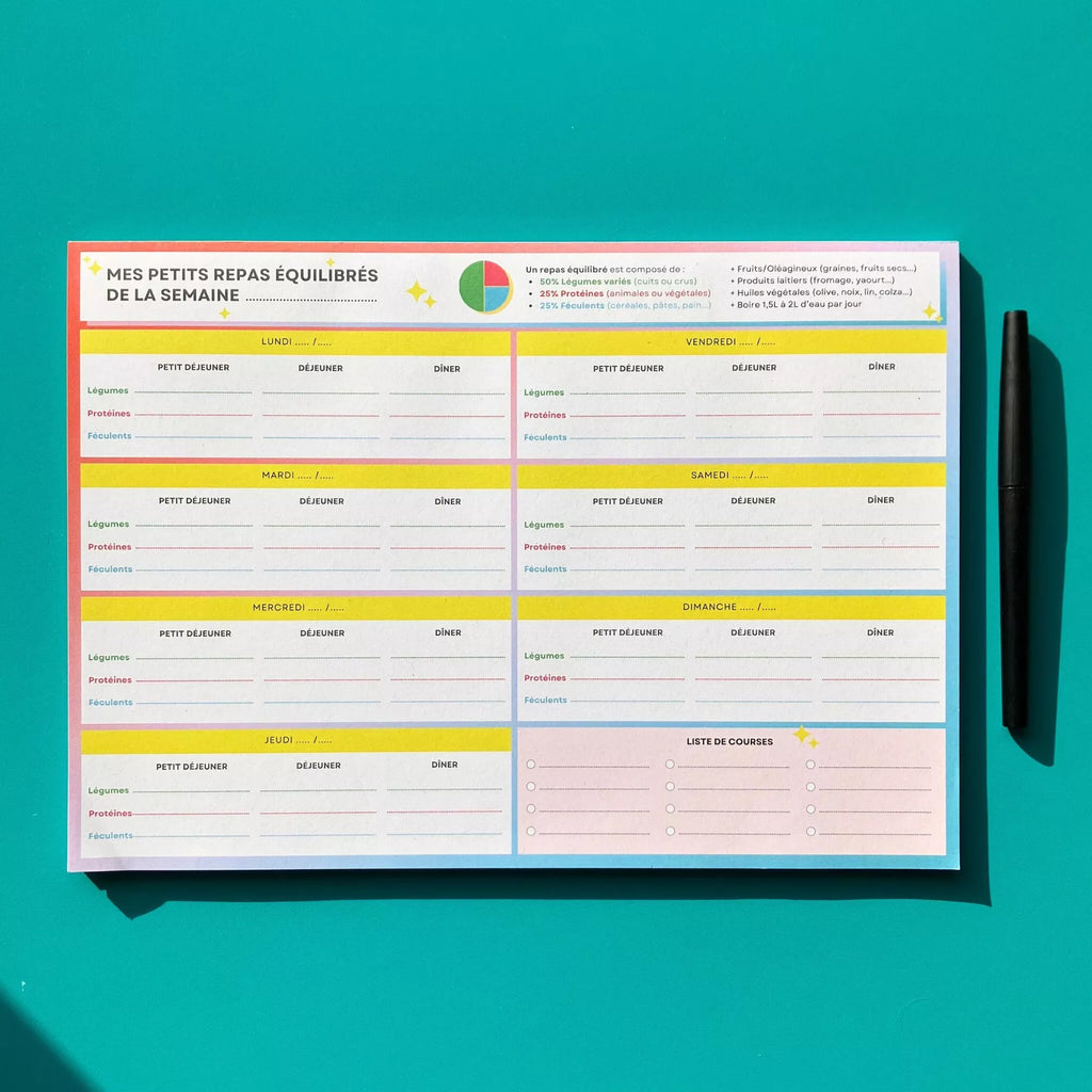 Planificateur de Repas – Simplifie la préparation de tes repas