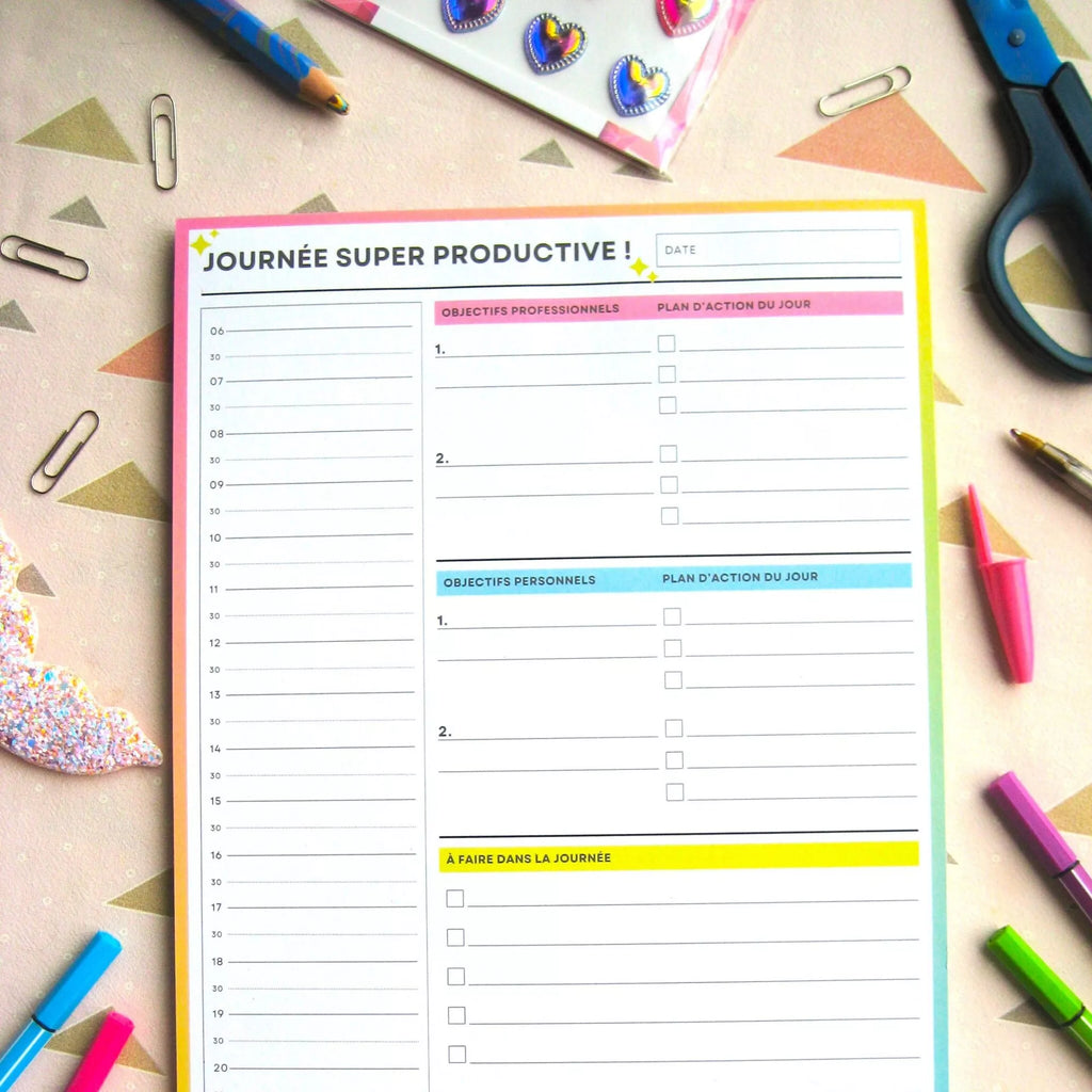 Planificateur – Organise ta journée et atteins tes objectifs