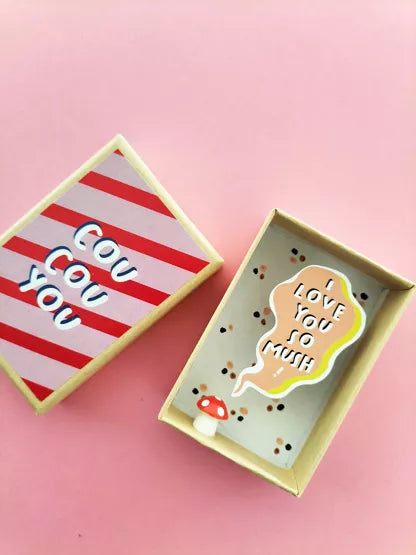 Boîte diorama amour - I love you so mush !