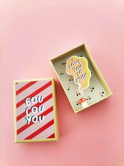 Boîte diorama amour - I love you so mush !