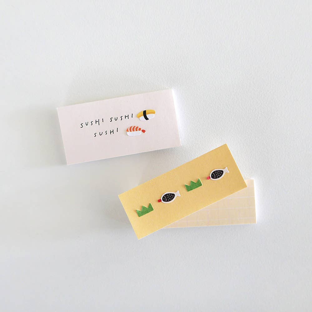 Stickers #124 - food. 06 - mini series - sushi