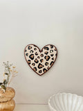 Bijou de mur - Joli coeur léopard