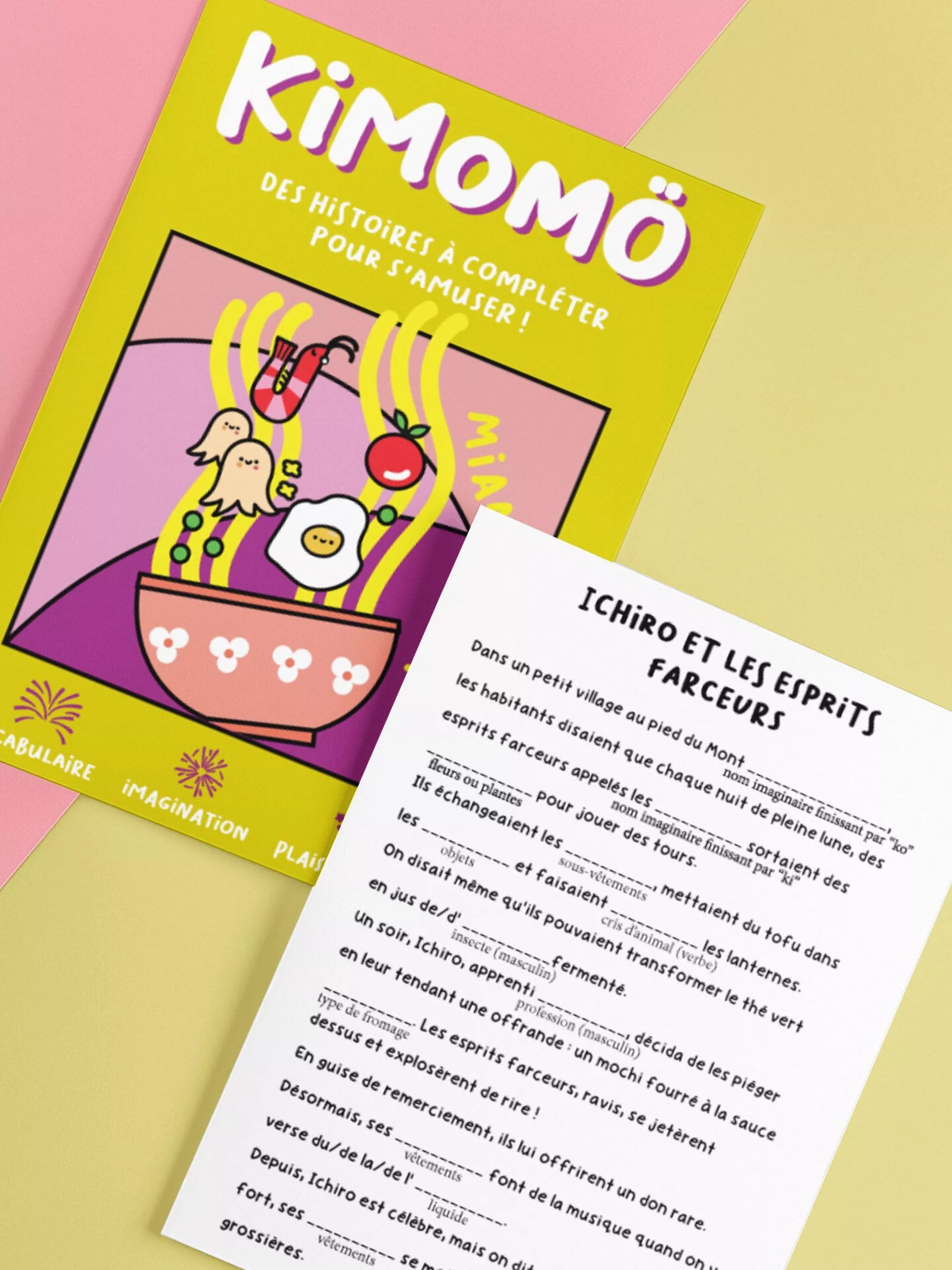 KIMOMÖ - livre jeu :  Miam miam
