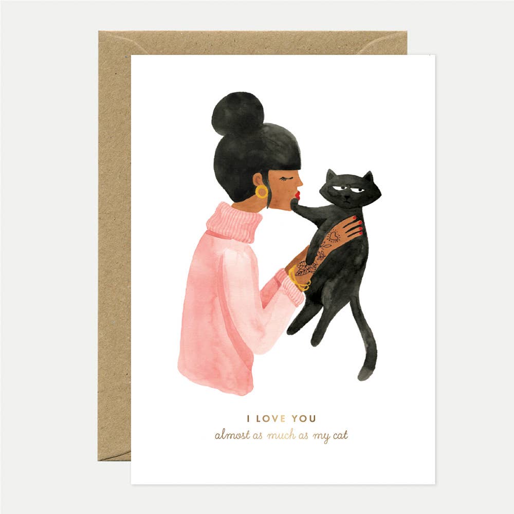 Carte postale - As much as my cat