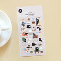 Stickers #1139 - Daily deco - cat's catch!