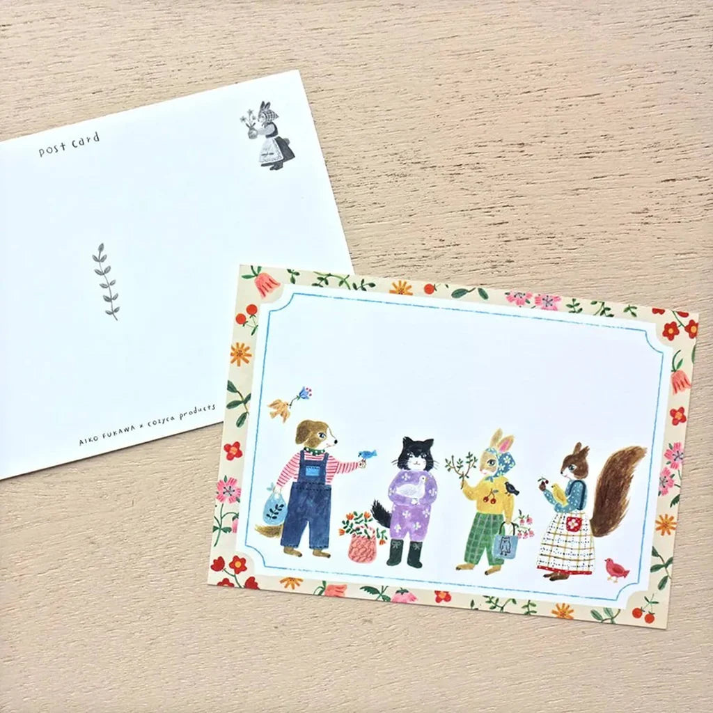 Ensemble de cartes  - Little fluffy friends