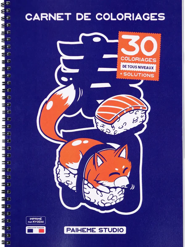 Cahier de coloriage - 30 illustrations