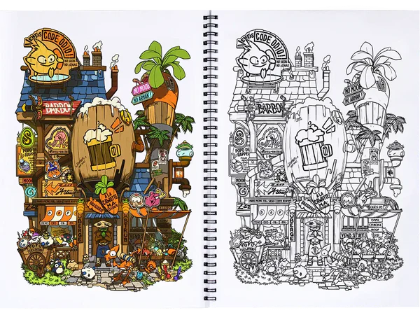 Cahier de coloriage - 30 illustrations