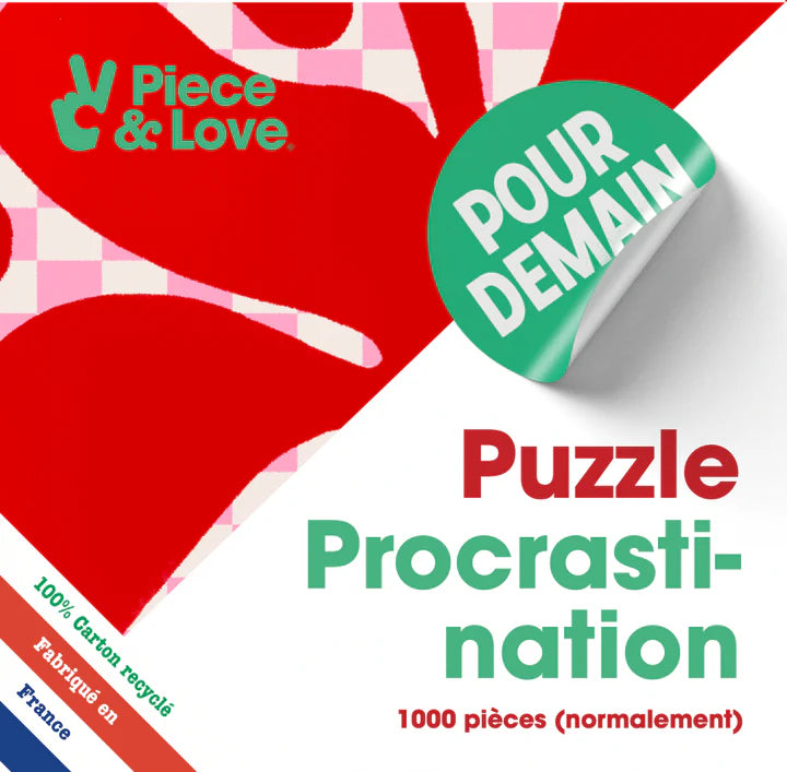 Puzzle 1000 pièces - Procrastination