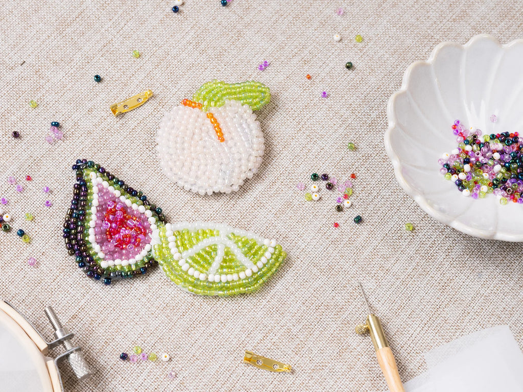 Kit broderie - Mes broches en broderie Luneville