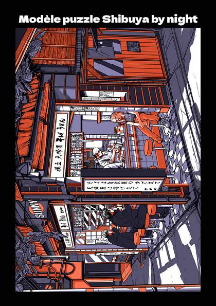 Puzzle - Shibuya by night