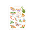 Feuille d'autocollants A5 Les insects
