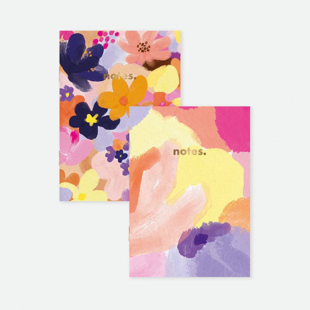 Duo de carnets  - Flower Garden