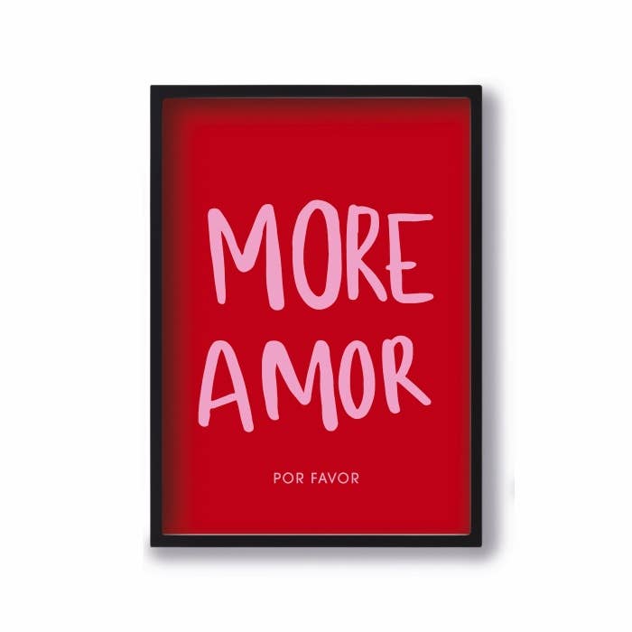 Affiche déco - More Amor