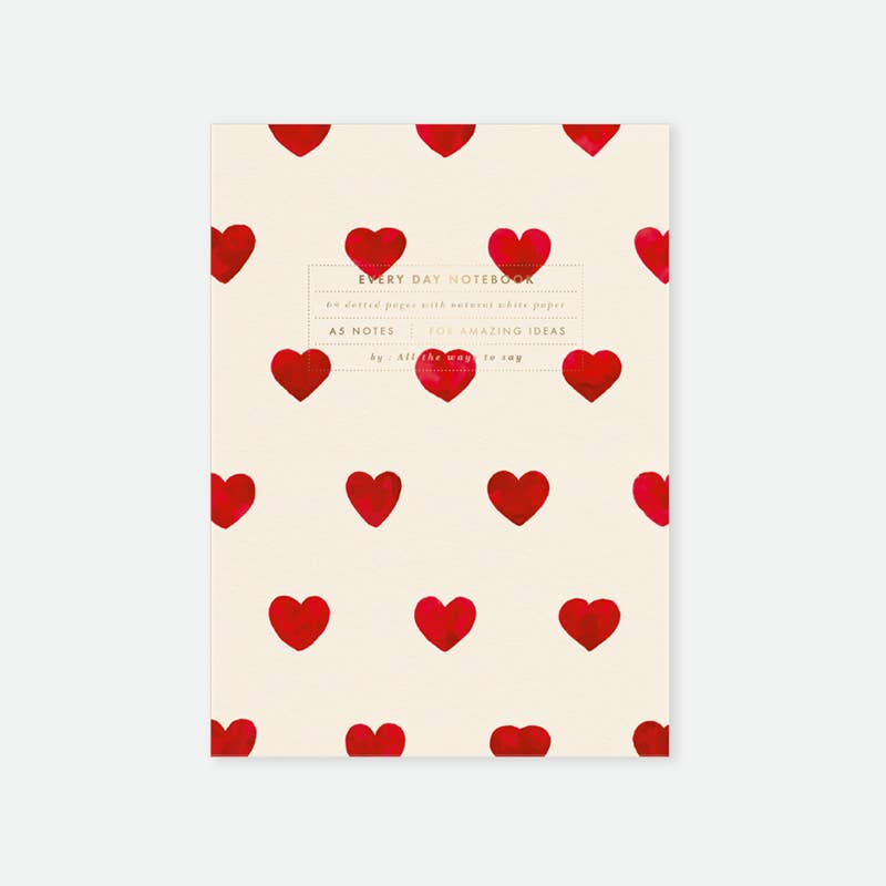 Carnet A5 - Hearts