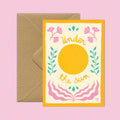 Carte Postale “Under the Sun” – Illustration Florale
