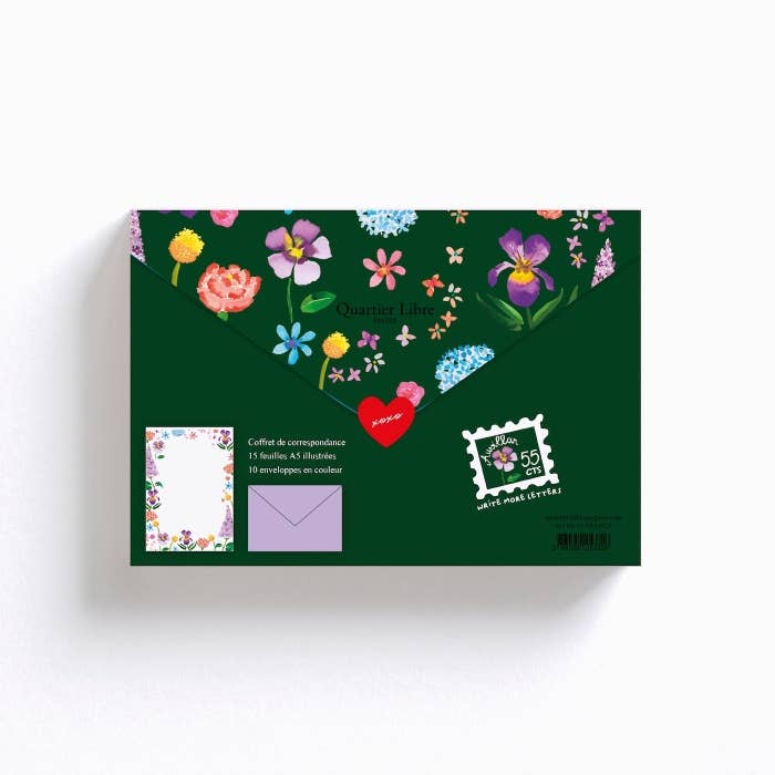 Coffret Papier à Lettre - Botanique