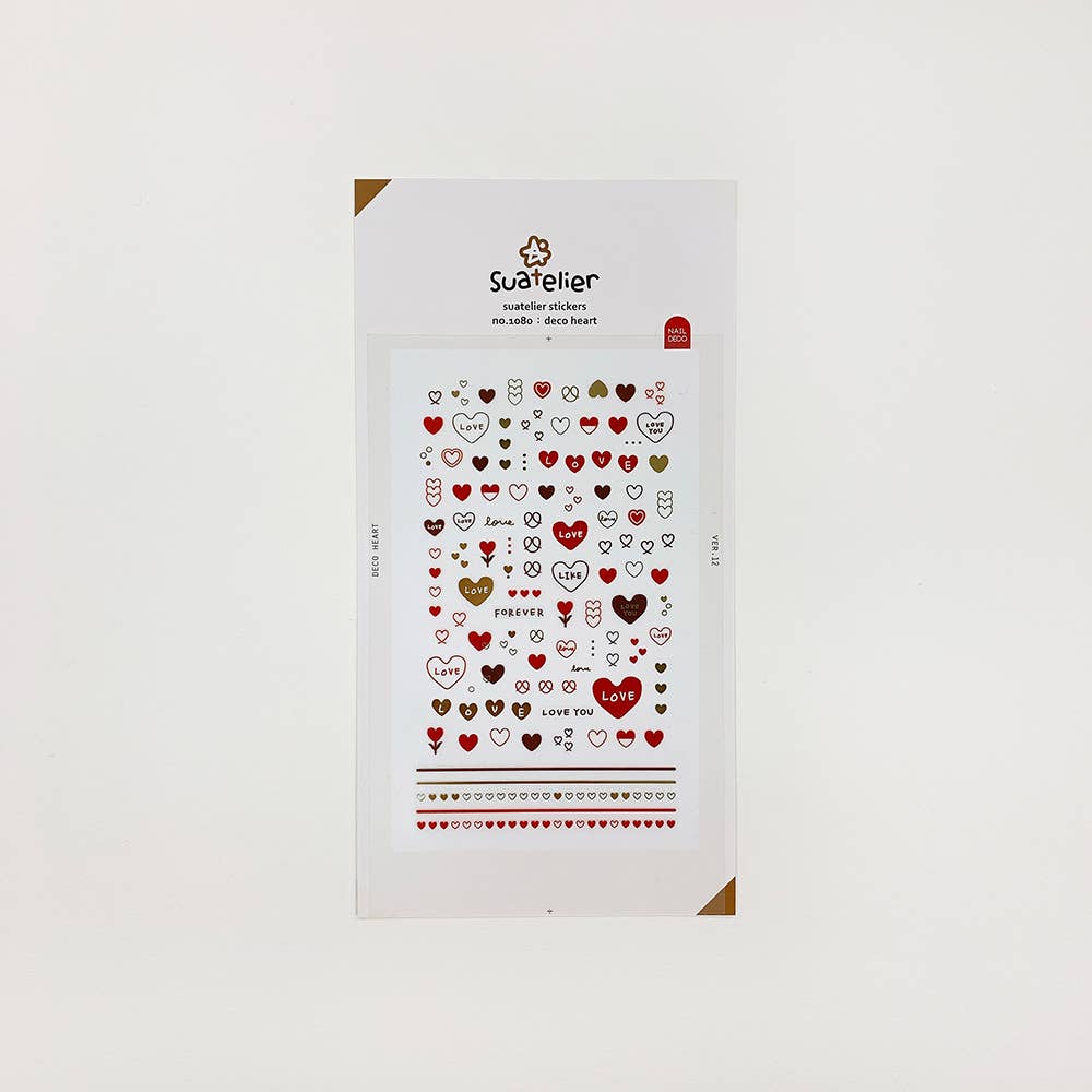 Stickers #1080 - Nail deco - deco heart