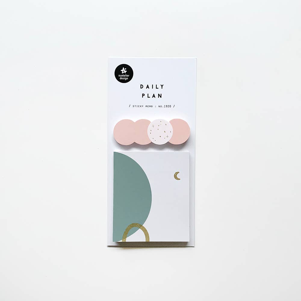 Sticky memo #1920 - daily plan. 15