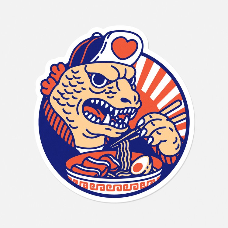 Autocollant - Kaiju